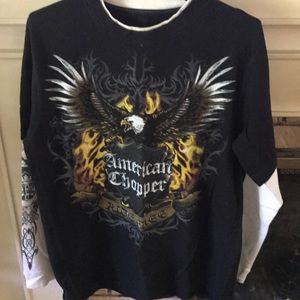 Black long sleeve t-shirt